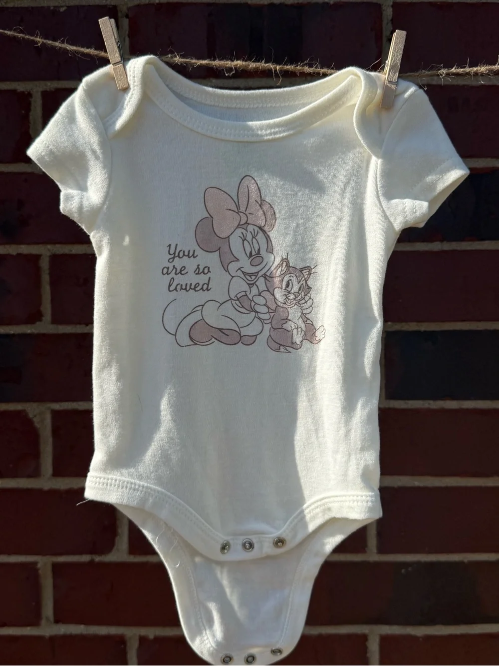 Disney Baby Cream and Pink Infant Set- 0/3M